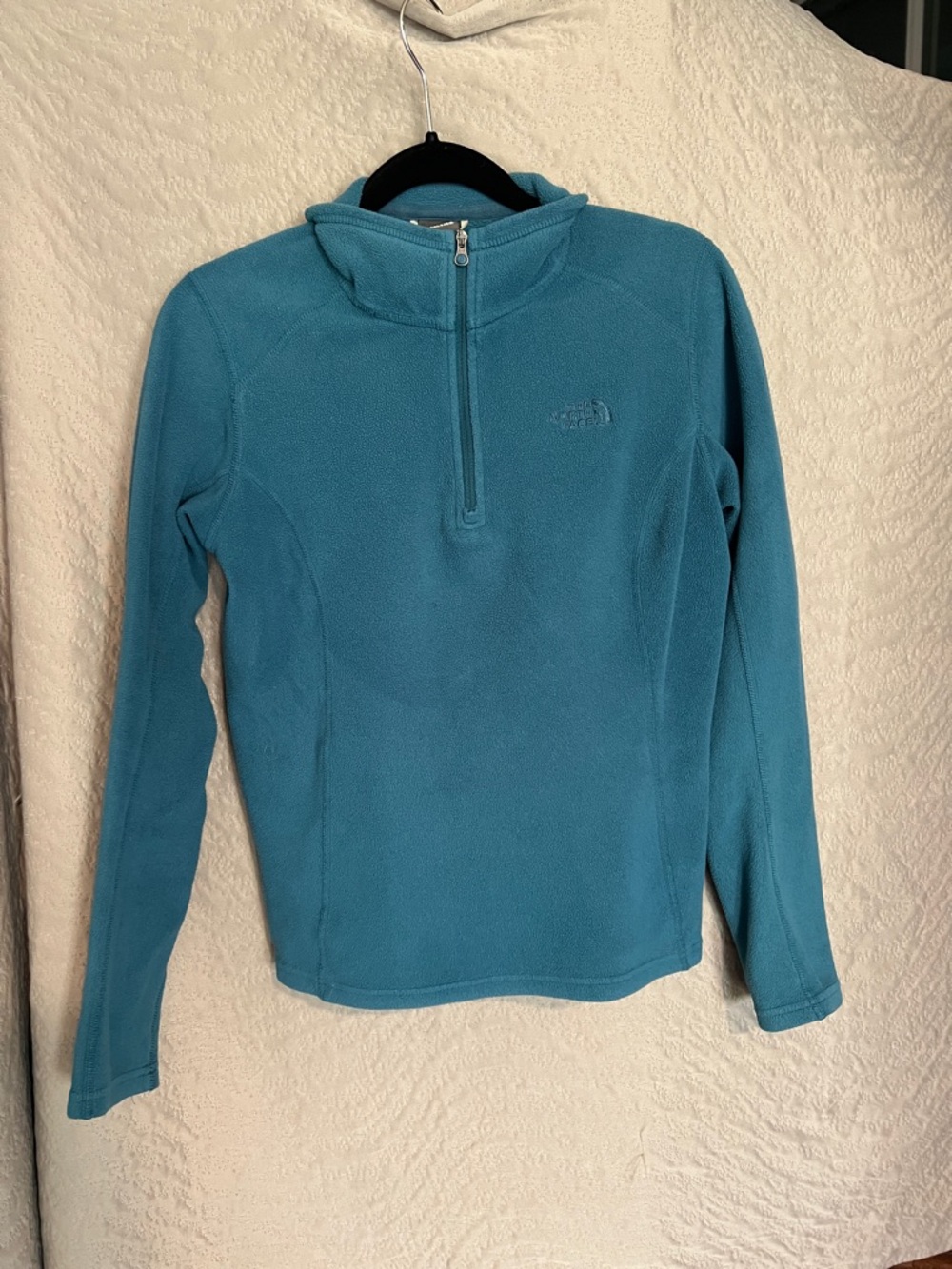 The North Face Women's Teal Half-Zip Fleece Pullover